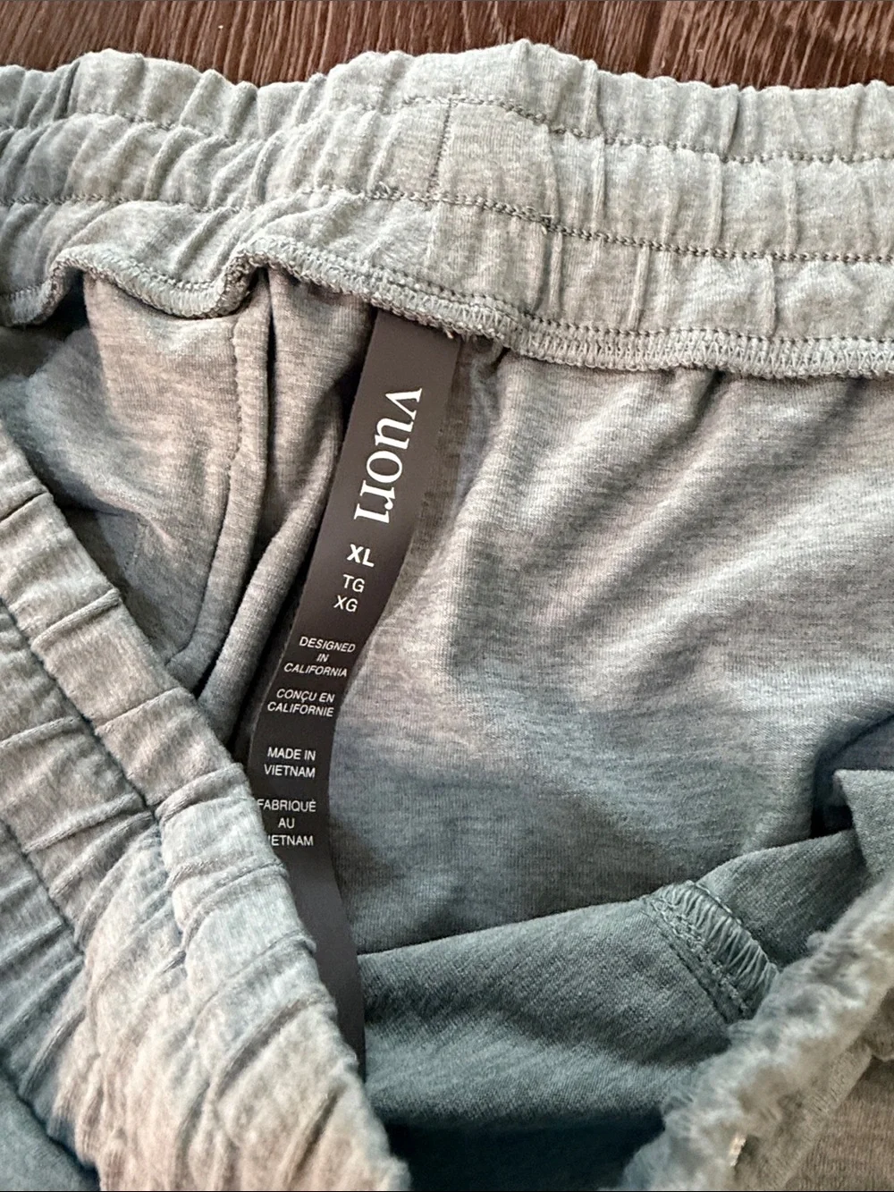 NWT Vuori Men’s Ponto Performance Jogger 28” Misty Blue Heather Size XL